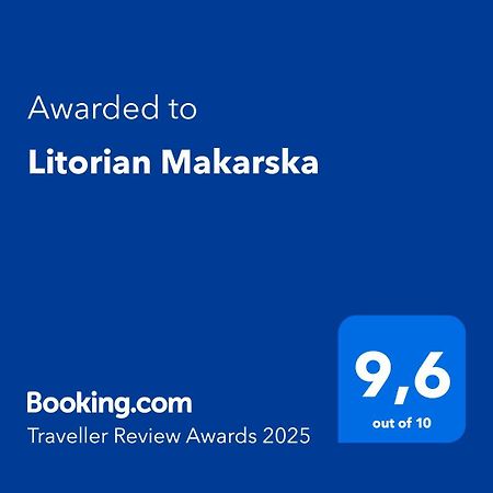 Litorian Makarska Daire Dış mekan fotoğraf